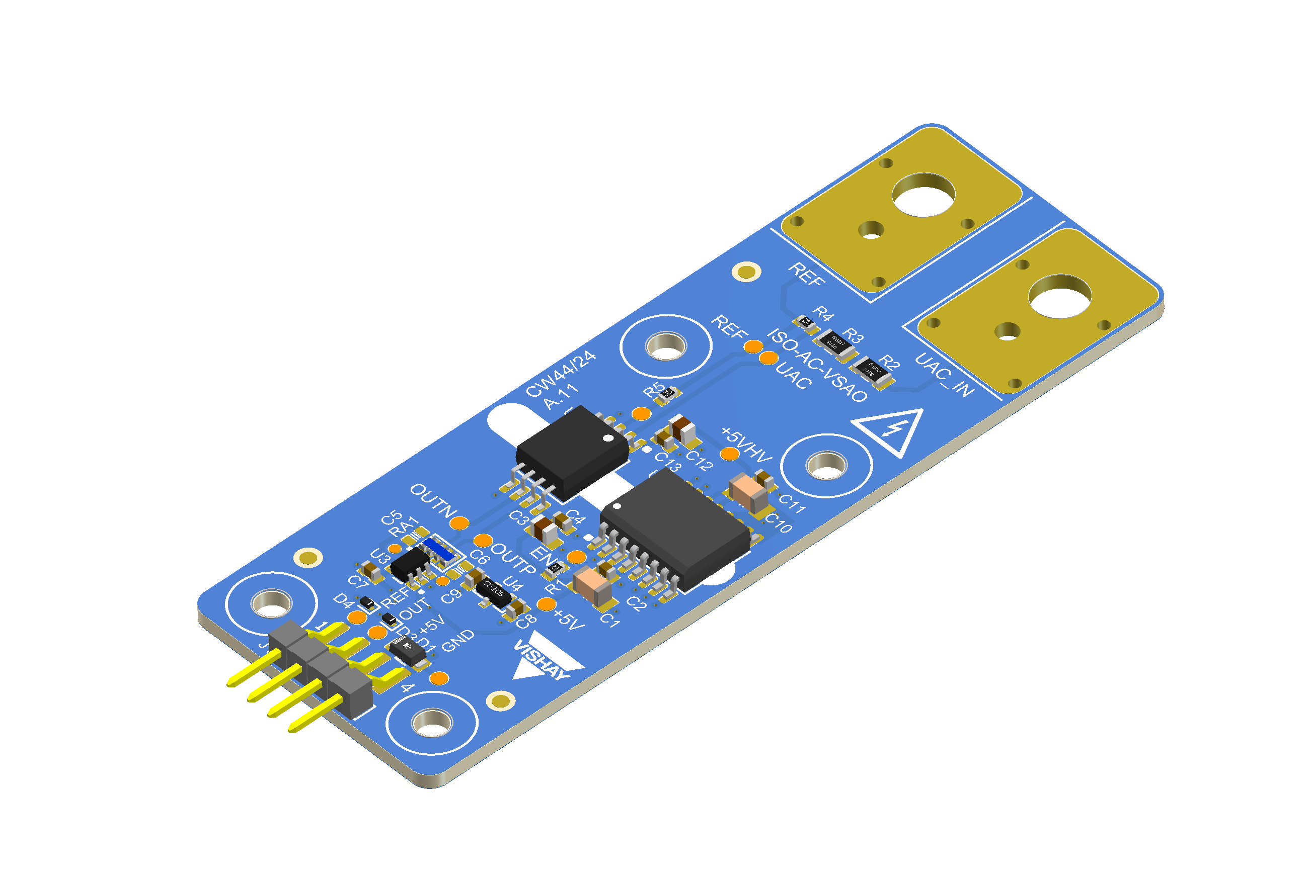 Isolated AC Voltage Sensor with Analog Output